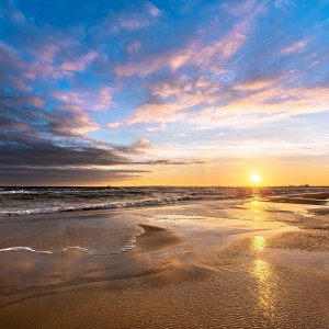 Sonnenaufgang am Ostseebad Ahlbeck